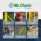 Mr. Chain 2in#8, 51mmx100ft SftyGreen/White Alt Plastic Barrier Chain 50033-100 - alternate 5